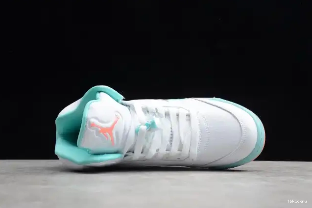 Reps TBkick 440892-100 Air 5 GS Light Jordan Aqua 0610